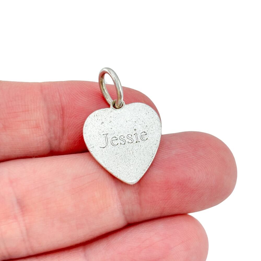 Vintage Tiffany & Co Sterling Silver 925 Jessie Heart Pendant